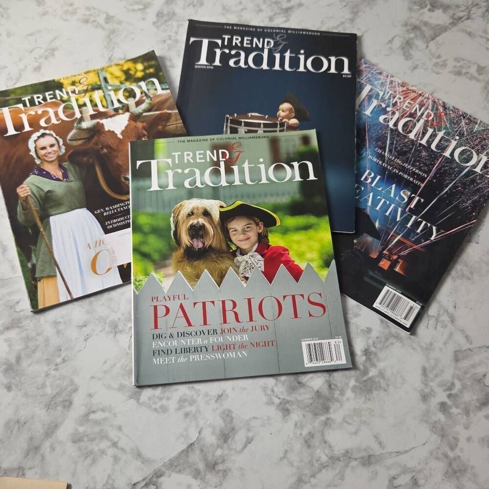 Colonial Williamsburg Trend and Tradition Magazines Bundle